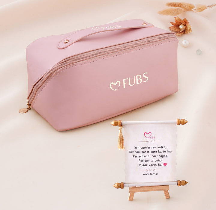 Purse of Surprises – 12 Earrings, 1 Folding Earrings Box, 2 Necklaces, 2 Bracelets, 2 Ring and 1 Sandesh Patra all kept hidden in a Premium Purse