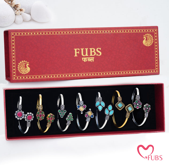 Royal Bracelet Set in Premium Red Gift Box