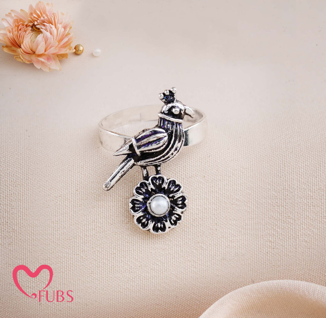 Oxidised Necklace and Earrings Combo for Festive Look