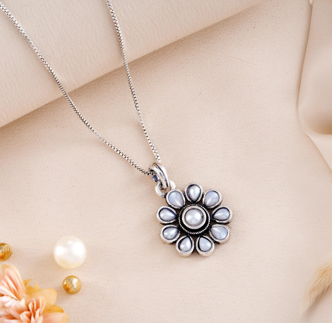 Oxidised Necklace and Earrings Combo for Festive Look