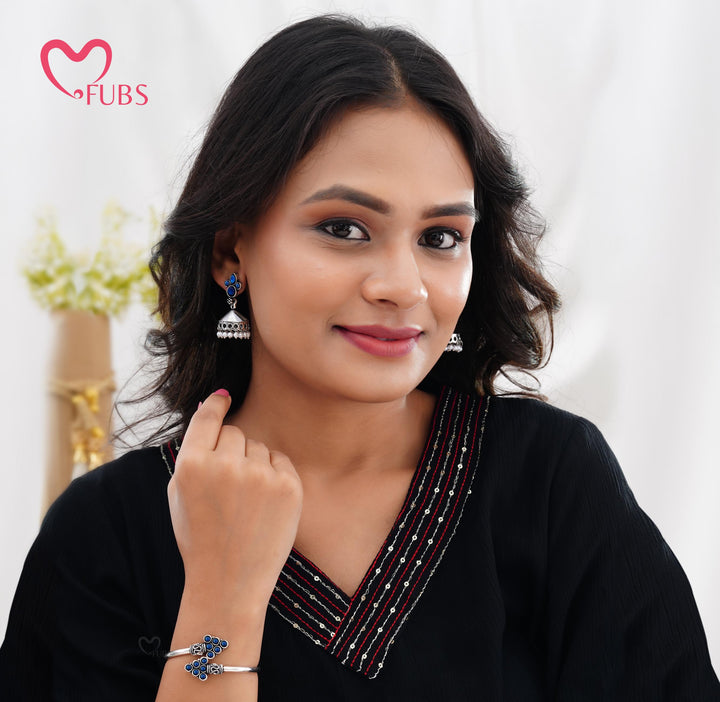 Midnight Grace Combo Set - Earring & Bracelet