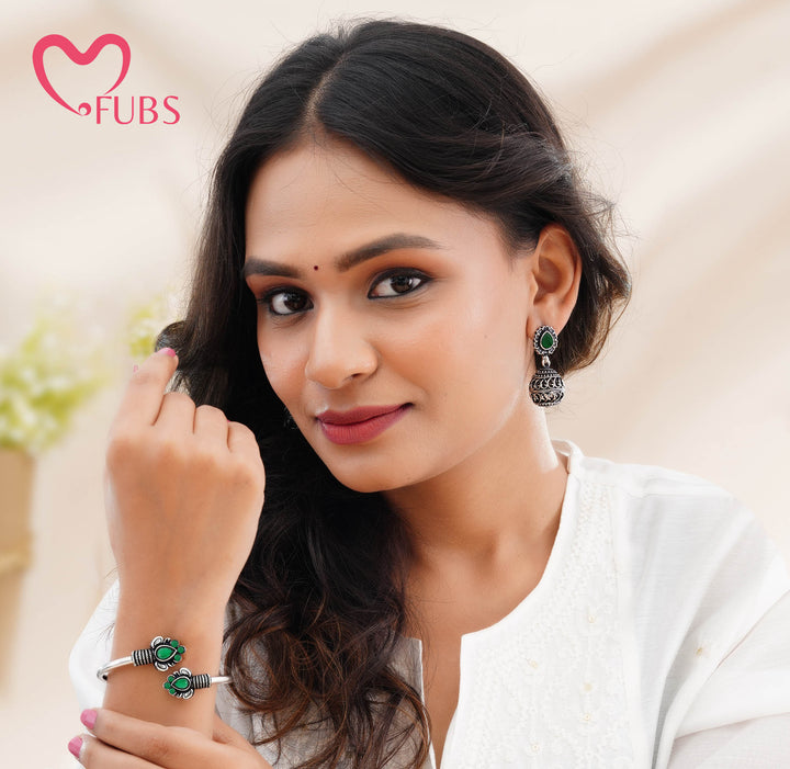 Traditional Filigree Bracelet with Matching Earrings Set