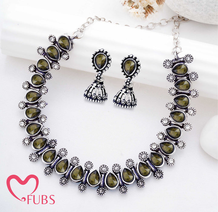 Vintage-Inspired Oxidized Set