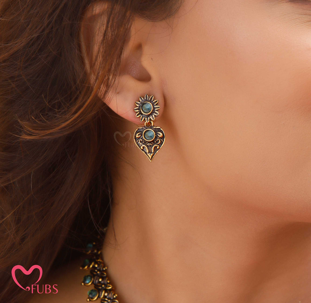 Antique Finish Oxidized Necklace Set for Women