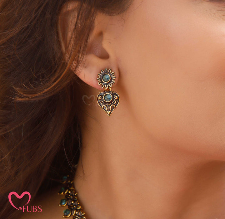 Antique Finish Oxidized Necklace Set for Women