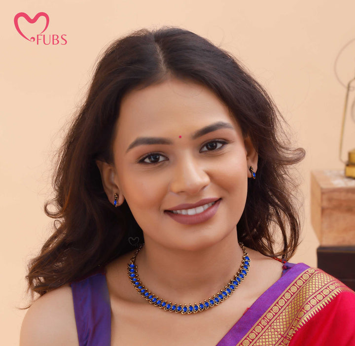 Elegant Pear Shape Necklace & Earrings Set