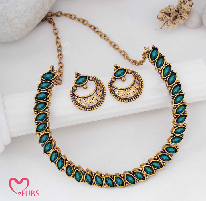 Statement Choker Necklace Set for Women