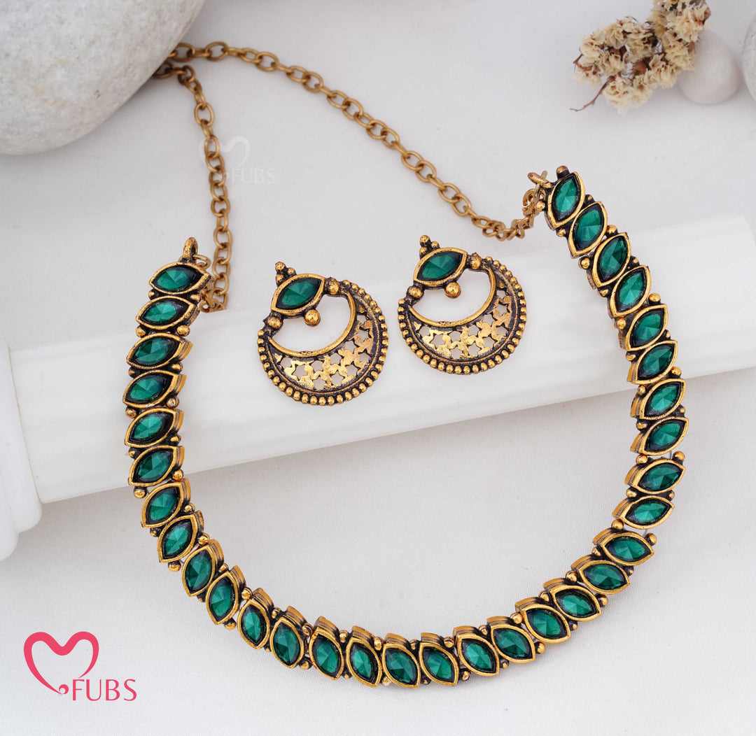 Statement Choker Necklace Set for Women