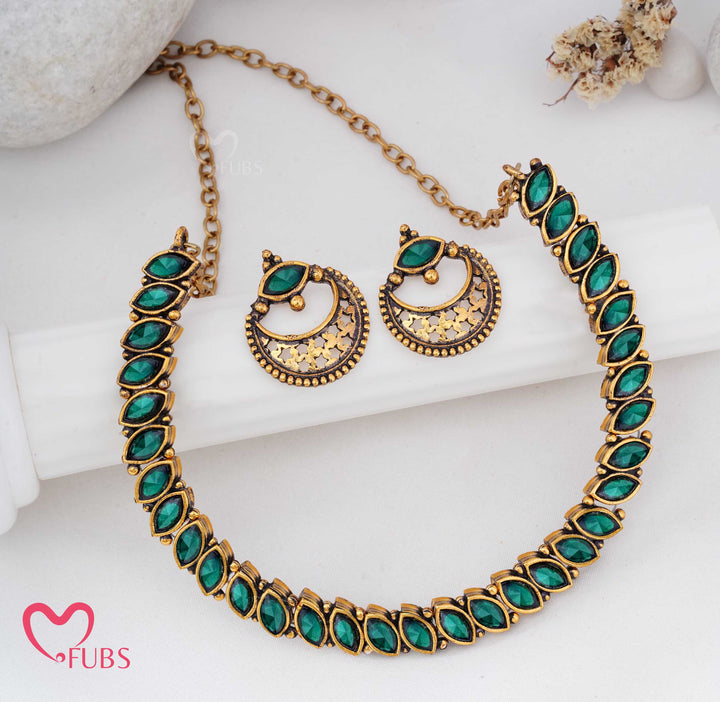 Statement Choker Necklace Set for Women