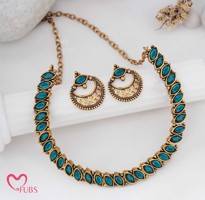 Statement Choker Necklace Set for Women