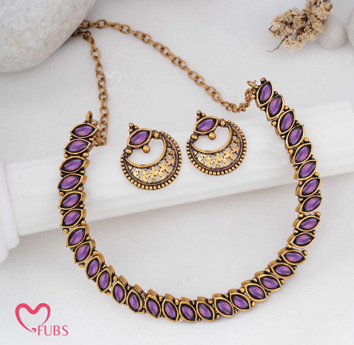 Statement Choker Necklace Set for Women