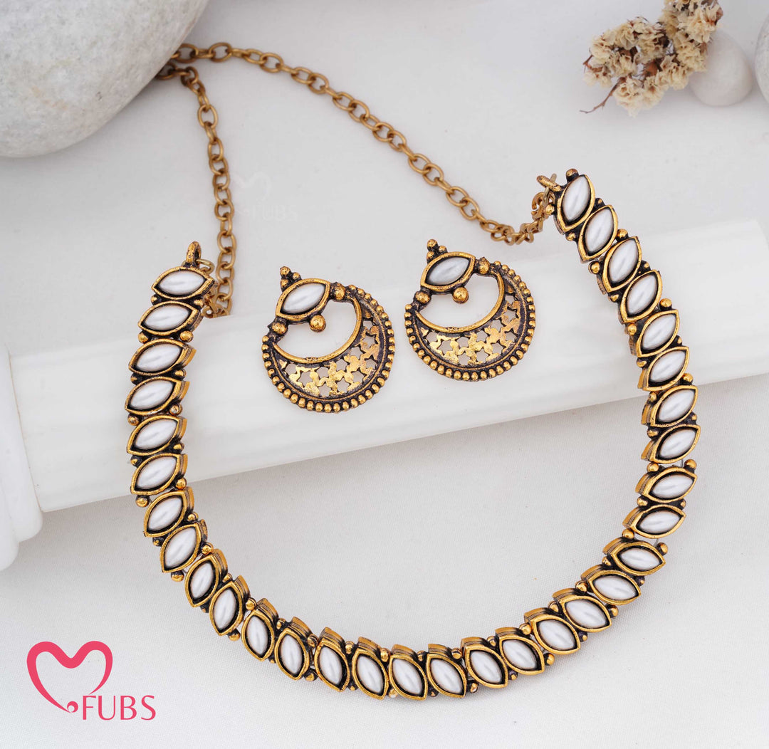 Statement Choker Necklace Set for Women