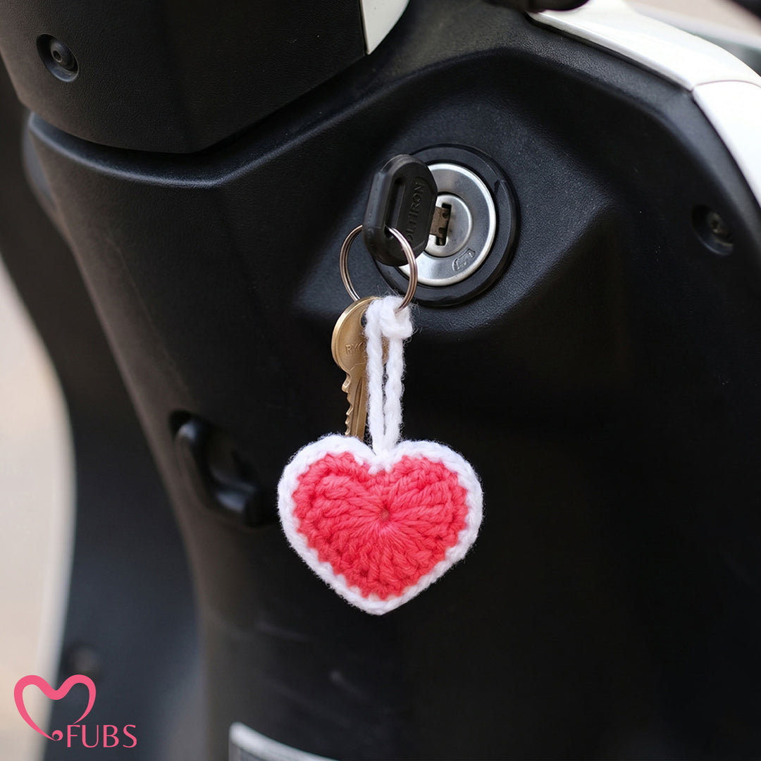 Heart for Her - Handcrafted Crochet Heart Charm