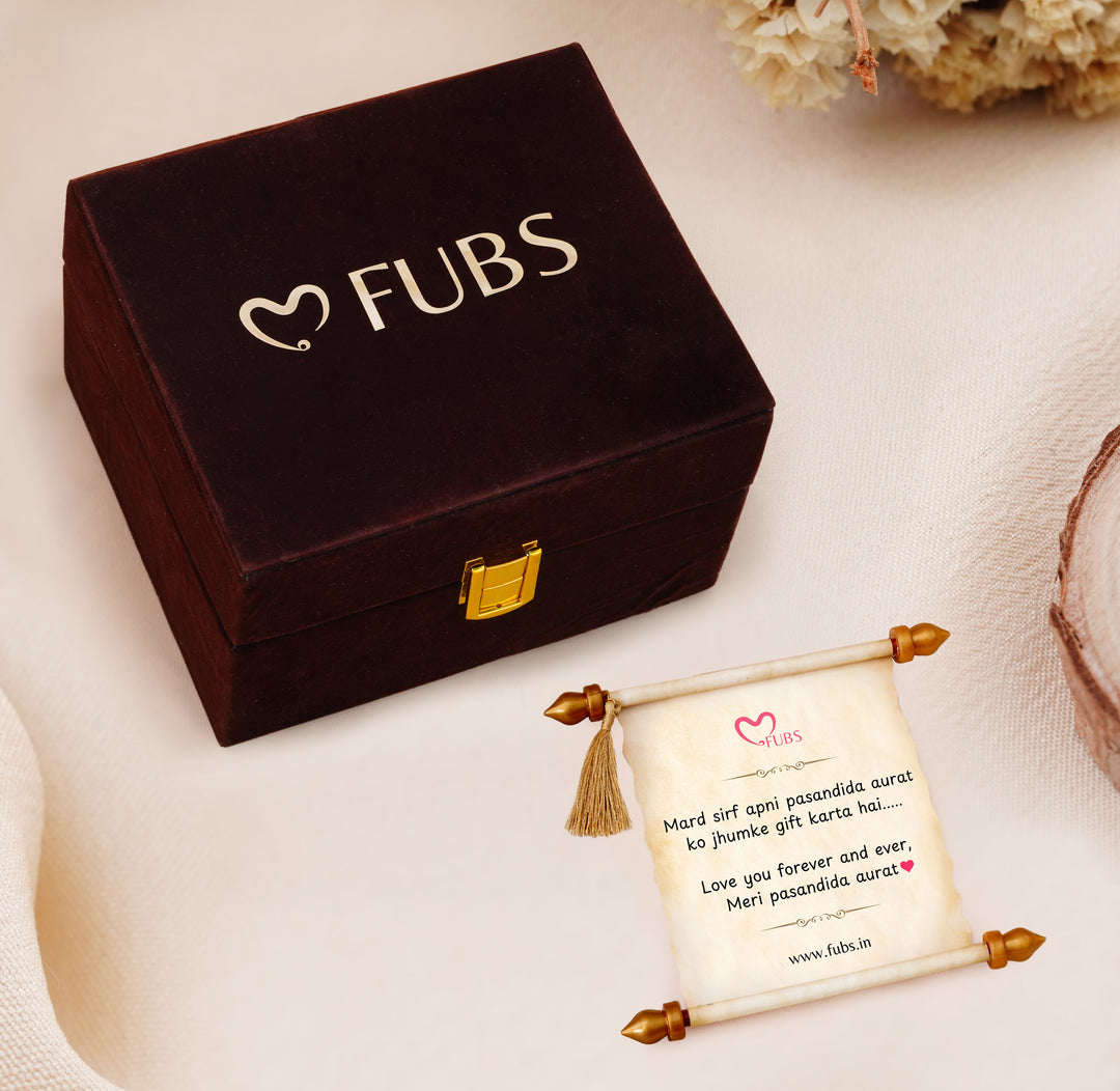 Gehno ki Peti : 9 Earrings, 5 Bracelets, 5 Rings and a Sandesh Patra in a Premium Jewelry Box