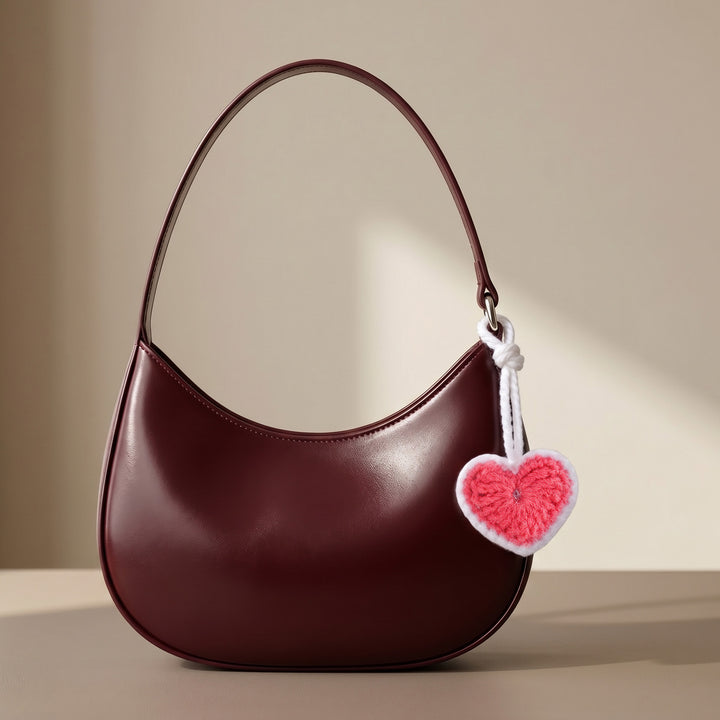 Heart for Her - Handcrafted Crochet Heart Charm
