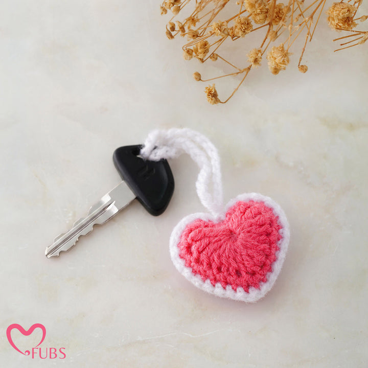 Heart for Her - Handcrafted Crochet Heart Charm