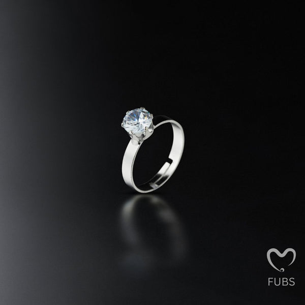 American Diamond Proposal Special Adjustable Ring